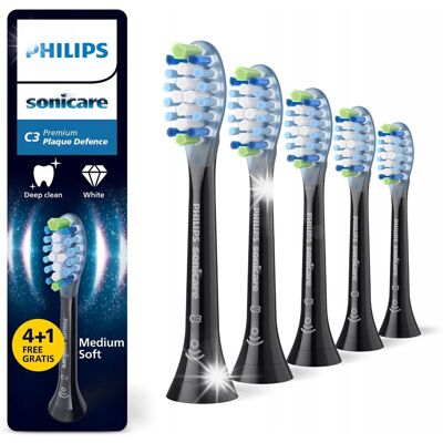 Końcówki do Philips Sonicare C3 Usuwanie płytki bakteryjnej 5 szt HX9045/88 Końcówki do Philips Sonicare C3 Usuwanie płytki bakteryjnej 5 szt HX9045/88