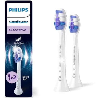 Końcówki do Philips Sonicare S2 Nadwrażliwość zębów 2 szt HX6052/87 Końcówki do Philips Sonicare S2 Nadwrażliwość zębów 2 szt HX6052/87