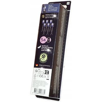 Końcówki do Philips Sonicare S2 Nadwrażliwość zębów 6 szt HX6056/88 Końcówki do Philips Sonicare S2 Nadwrażliwość zębów 6 szt HX6056/88