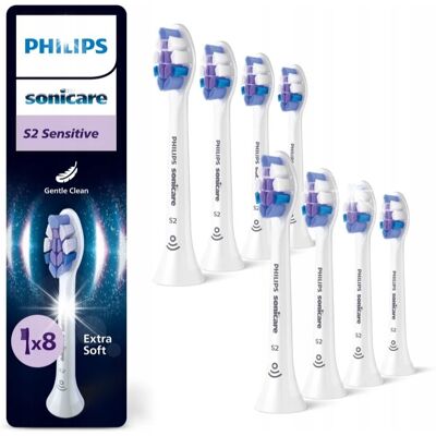 Końcówki do Philips Sonicare S2 Nadwrażliwość zębów 8 szt HX6058/87 Końcówki do Philips Sonicare S2 Nadwrażliwość zębów 8 szt HX6058/87