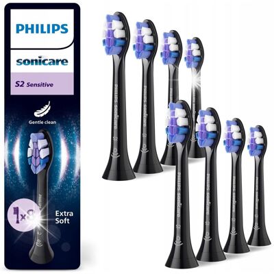Końcówki do Philips Sonicare S2 Nadwrażliwość zębów 8 szt HX6058/88 Końcówki do Philips Sonicare S2 Nadwrażliwość zębów 8 szt HX6058/88