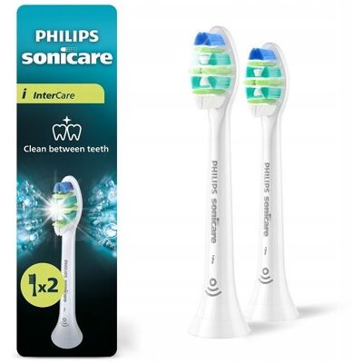 Końcówki Philips Sonicare InterCare 2 szt półroczny zapas HX9002/87 Końcówki Philips Sonicare InterCare 2 szt półroczny zapas HX9002/87