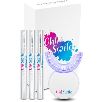 Oh! Smile Professional Bezprzewodowy Zestaw do Wybielania Zębów z Lampą Led Oh! Smile Professional Bezprzewodowy Zestaw do Wybielania Zębów z Lampą Led