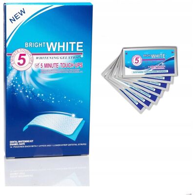 PASKI WYBIELAJĄCE BRIGHT WHITE SUPREME 14 szt. (7 saszetek) PASKI WYBIELAJĄCE BRIGHT WHITE SUPREME 14 szt. (7 saszetek)
