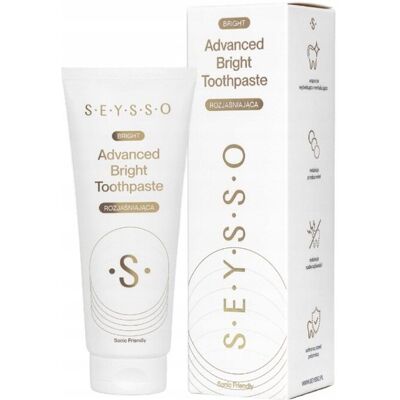 Pasta Do Zębów Seysso Bright Advanced Rozjaśniająca Z Drobinami Złota 75 Ml Pasta Do Zębów Seysso Bright Advanced Rozjaśniająca Z Drobinami Złota 75 Ml