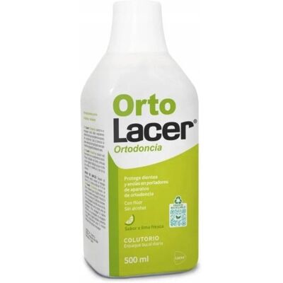 Płyn do płukania ust jamy ustnet ORTO LACER limonkowy 500 ml Płyn do płukania ust jamy ustnet ORTO LACER limonkowy 500 ml