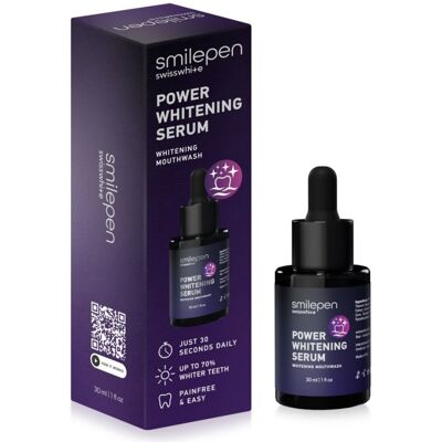 Smilepen, Serum wybielające i płyn do płukania ust, Power Whitening, 30ml Smilepen, Serum wybielające i płyn do płukania ust, Power Whitening, 30ml