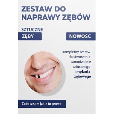 Sztuczne Zęby Proteza Zębów Zestaw Naprawczy Do Wypełniania Ubytków Zębach Sztuczne Zęby Proteza Zębów Zestaw Naprawczy Do Wypełniania Ubytków Zębach