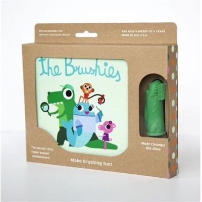 The Brushies - CHOMPS - Dinozaur - Zielony - Toothbrush The Brushies - CHOMPS - Dinozaur - Zielony - Toothbrush