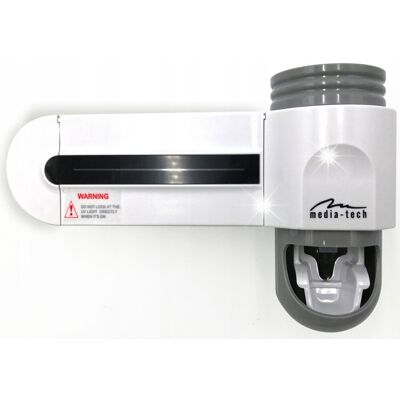 Media-Tech Uchwyt Na Szczoteczki do zębów STERYLIZATOR UV Dozownik Pasty ORGANIZER Media-Tech Uchwyt Na Szczoteczki do zębów STERYLIZATOR UV Dozownik Pasty ORGANIZER
