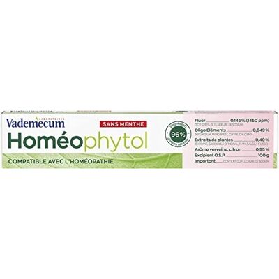 Vademecum Homeophytol, Pasta Do Zębów, 75ml Vademecum Homeophytol, Pasta Do Zębów, 75ml