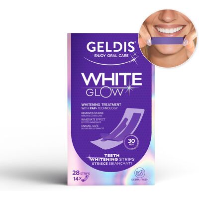Geldis White Glow Paski Wybielające Do Zębów Pap+ 28 Sztuk 14 Aplikacji Geldis White Glow Paski Wybielające Do Zębów Pap+ 28 Sztuk 14 Aplikacji
