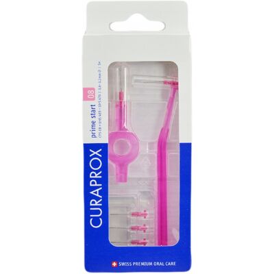 Szczoteczki Międzyzębowe Curaprox Cps 08 Prime Start 5szt. Dwupak + Uchwyty / Curaprox Szczoteczki Międzyzębowe Curaprox Cps 08 Prime Start 5szt. Dwupak + Uchwyty / Curaprox