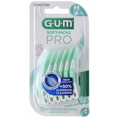 Szczoteczki Międzyzębowe Gum Soft Picks Pro Średnie Wyciorki - 3x30szt. / Gum Szczoteczki Międzyzębowe Gum Soft Picks Pro Średnie Wyciorki - 3x30szt. / Gum