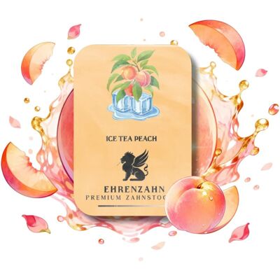 Wykałaczki Aromatyczne Ice Tea Peach 100 Szt. W Puszce - Do Świeżego Wykałaczki Aromatyczne Ice Tea Peach 100 Szt. W Puszce - Do Świeżego