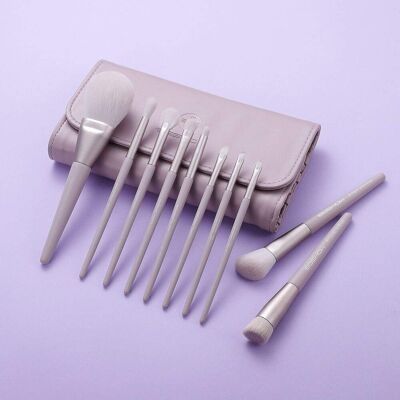 Eigshow Seria Morandi 10 szt. Zestaw pędzli Lilac Vegan Eigshow Seria Morandi 10 szt. Zestaw pędzli Lilac Vegan