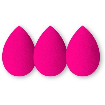 IBRA Makeup Blender Sponge Zestaw Gąbek do Makijażu Różowe IBRA Makeup Blender Sponge Zestaw Gąbek do Makijażu Różowe