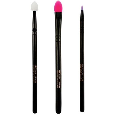 Makeup Revolution, Silicone, zestaw pędzli do makijażu, 3 szt. Makeup Revolution, Silicone, zestaw pędzli do makijażu, 3 szt.