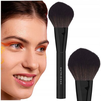 PĘDZEL do pudru MAKIJAŻU makeup gruby puszysty syntetyczne włosie NUTRIDOME PĘDZEL do pudru MAKIJAŻU makeup gruby puszysty syntetyczne włosie NUTRIDOME