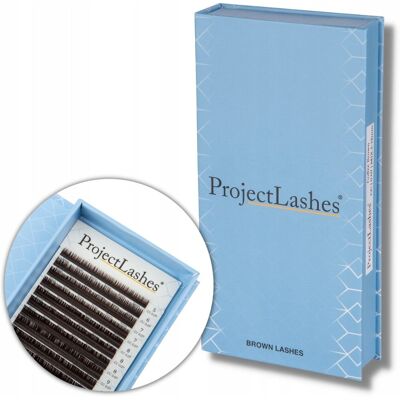 Pro-Ject Rzęsy Project Lashes Cc 0,07 5-12mm Ciemny Brąz Pro-Ject Rzęsy Project Lashes Cc 0,07 5-12mm Ciemny Brąz