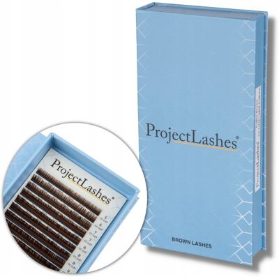 Pro-Ject Rzęsy Project Lashes Cc 0,07 5-12mm Jasny Brąz Pro-Ject Rzęsy Project Lashes Cc 0,07 5-12mm Jasny Brąz