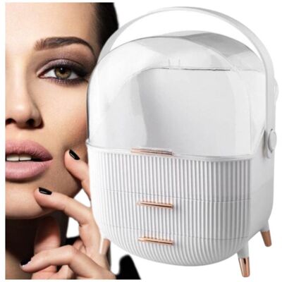 Inny producent Szkatułka Organizer Kosmetyki Kuferek Kosmetyczka Aesthetic Duży Inny producent Szkatułka Organizer Kosmetyki Kuferek Kosmetyczka Aesthetic Duży