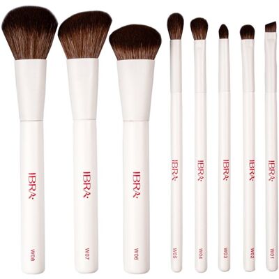 Zestaw pędzli do makijażu White IBRA Makeup Zestaw pędzli do makijażu White IBRA Makeup