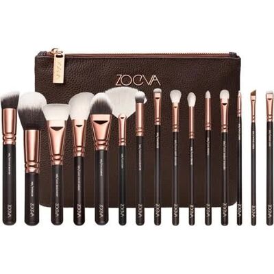 Zestaw pędzli ZOEVA Rose Golden v.1 15szt. + Etui Zestaw pędzli ZOEVA Rose Golden v.1 15szt. + Etui