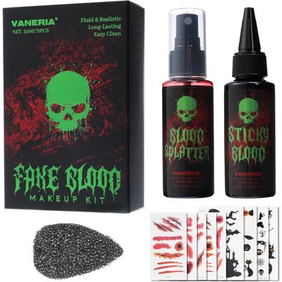 Inny producent Zombie Krew Sztuczna Zestaw Makijaż Efekty Halloween Wampir Realistyczna Inny producent Zombie Krew Sztuczna Zestaw Makijaż Efekty Halloween Wampir Realistyczna