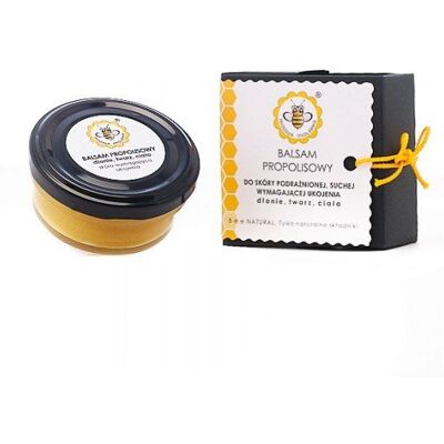 Balsam propolisowy, do skóry suchej, do dłoni, twarzy i ciała, 40 g Balsam propolisowy, do skóry suchej, do dłoni, twarzy i ciała, 40 g