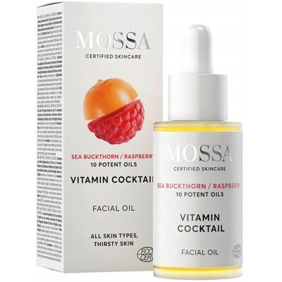 Mossa Kosmetyki Mossa Vitamin Boost Olej do Twarzy z Malinami - Olej do Twarzy Mossa Kosmetyki Mossa Vitamin Boost Olej do Twarzy z Malinami - Olej do Twarzy