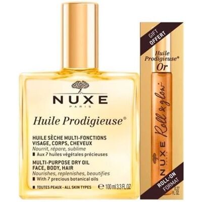 Inny producent Nuxe - Huile Prodigieuse + Roll-On Lub Edycja Limitowana 100 + 8 Ml Inny producent Nuxe - Huile Prodigieuse + Roll-On Lub Edycja Limitowana 100 + 8 Ml