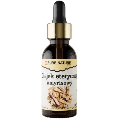 Pure Olejek Amyrisowy Naturalny Olejek Eteryczny Ameris Bez Dodatków 30ml Pure Olejek Amyrisowy Naturalny Olejek Eteryczny Ameris Bez Dodatków 30ml