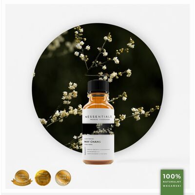 Essentials Olejek eteryczny May Chang (Litsea Cubeba) 30ml Essentials Olejek eteryczny May Chang (Litsea Cubeba) 30ml