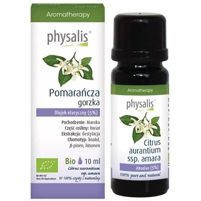 Inny producent Olejek Eteryczny Neroli Bio 10 Ml - Physalis Inny producent Olejek Eteryczny Neroli Bio 10 Ml - Physalis