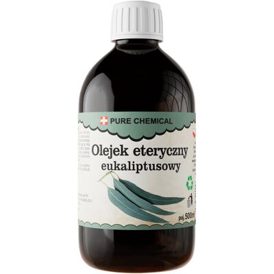 Pure Olejek Eukaliptusowy Naturalny Olejek Eteryczny Eukaliptus 500ml Pure Olejek Eukaliptusowy Naturalny Olejek Eteryczny Eukaliptus 500ml