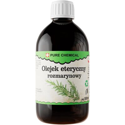 Pure Olejek Rozmarynowy Eteryczny Olejek Z Rozmarynu Naturalny 500ml 0,5l Pure Olejek Rozmarynowy Eteryczny Olejek Z Rozmarynu Naturalny 500ml 0,5l