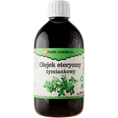 Pure Olejek Tymiankowy Olejek Eteryczny Tymiankowy Tymianek Naturalny 500ml 0,5l Pure Olejek Tymiankowy Olejek Eteryczny Tymiankowy Tymianek Naturalny 500ml 0,5l