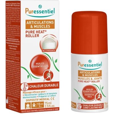 Inny producent Puressentiel, Pure Heat, Essential Oils, Roll-On Body Oil, For Articulations & Muscles, 75 ml Inny producent Puressentiel, Pure Heat, Essential Oils, Roll-On Body Oil, For Articulations & Muscles, 75 ml