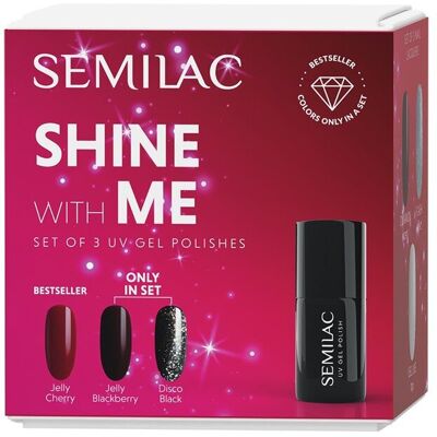 Semilac Zestaw Prezentowy Shine With Me Set Semilac Zestaw Prezentowy Shine With Me Set
