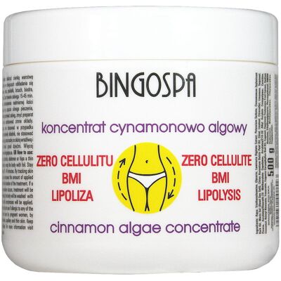 Zero Cellulitu Bmi Lipoliza Koncentrat Cynamonowo - Algowy 500 G Bingospa Zero Cellulitu Bmi Lipoliza Koncentrat Cynamonowo - Algowy 500 G Bingospa