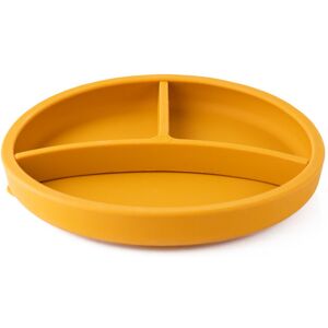 Eco Rascals Talerzyk 2 w 1 silikonowy MUSTARD - plate Eco Rascals Talerzyk 2 w 1 silikonowy MUSTARD - plate