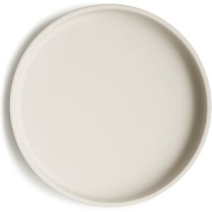 Mushie - ClassicSiliconePlate - Kość słoniowa - Baby dish Mushie - ClassicSiliconePlate - Kość słoniowa - Baby dish