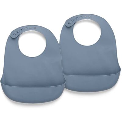 Nuuroo - Tex Silicone Short Bib - Zestaw 2 szt. - Bering Sea - Bib Nuuroo - Tex Silicone Short Bib - Zestaw 2 szt. - Bering Sea - Bib
