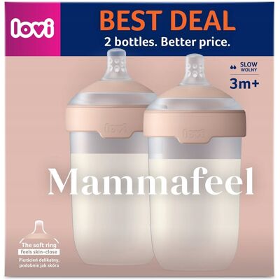 2X DWUPAK LOVI BUTELKA MAMMAFEEL (2X250 ML) 2X DWUPAK LOVI BUTELKA MAMMAFEEL (2X250 ML)
