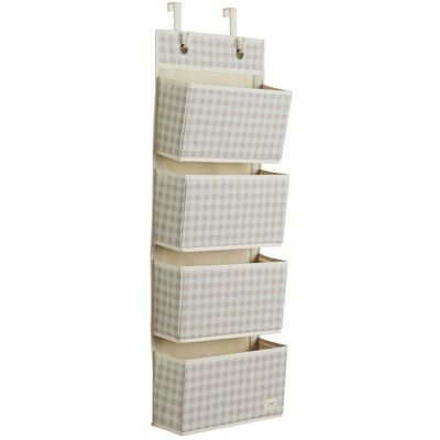 3 Sprouts Organizer Na Drzwi Wiszący Gingham Beige 3 Sprouts Organizer Na Drzwi Wiszący Gingham Beige