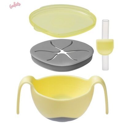 B.Box, Gelato, Wielofunkcyjny kubek niewysypek, Banana Split B.Box, Gelato, Wielofunkcyjny kubek niewysypek, Banana Split