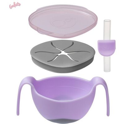 B.Box, Gelato, Wielofunkcyjny kubek niewysypek, Boysenberry B.Box, Gelato, Wielofunkcyjny kubek niewysypek, Boysenberry