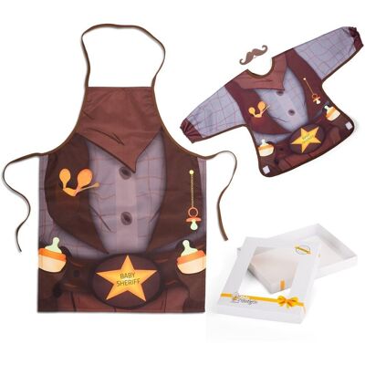 Baby Gadgets, Baby Sheriff, Śliniak i fartuch Baby Gadgets, Baby Sheriff, Śliniak i fartuch