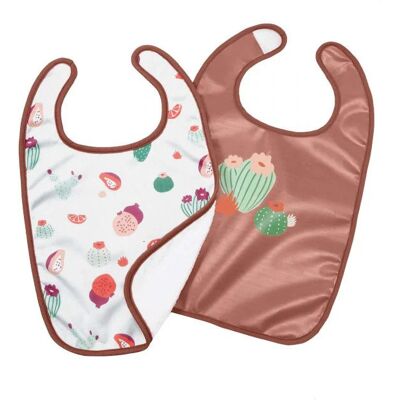 Inny producent BABY TO LOVE Zest. 2 śliniaków kaktusowy ogród Inny producent BABY TO LOVE Zest. 2 śliniaków kaktusowy ogród